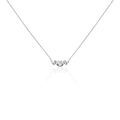 Histoire d'Or Collier Argent Blanc Eclat D'Aurore Oxyde De Zirconium