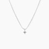 Histoire d'Or Collier Astre Precieux Argent Blanc Oxyde De Zirconium