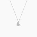 Colliers sur Grenoble : Histoire d'Or Collier Amalthee Argent Blanc Oxyde De Zirconium