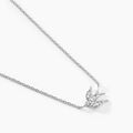 Colliers sur Grenoble : Histoire d'Or Collier Marilla Argent Blanc Oxyde De Zirconium