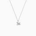 Colliers sur Grenoble : Histoire d'Or Collier Amalthee Argent Blanc Oxyde De Zirconium
