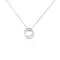 Histoire d'Or Collier Argent Blanc Circus Oxyde De Zirconium Maille