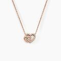 Histoire d'Or Collier Donatiane Argent Rose Oxyde De Zirconium
