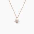Histoire d'Or Collier Lorraine Argent Rose Oxyde De Zirconium