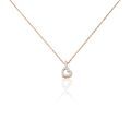 Histoire d'Or Collier Phanie Argent Rose Oxyde De Zirconium