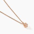 Colliers sur Grenoble : Histoire d'Or Collier Jannea Argent Rose Oxyde De Zirconium
