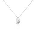 Histoire d'Or Collier Argent Blanc Djimy