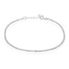 Histoire d'Or Cha&icirc;ne De Cheville Marie-nicaise Argent Blanc
