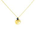 Histoire d'Or Collier My Bola Acier Jaune Aventurine