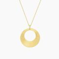 Histoire d'Or Collier Sautoir Acier Dor&eacute; Rohan