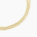 Histoire d'Or Collier Cherilyn Acier Dor&eacute;