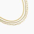 Histoire d'Or Collier Thika Acier Jaune