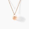 Histoire d'Or Collier My Bola Acier Rose Quartz