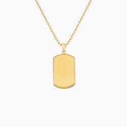 Histoire d'Or Collier Acier Dor&eacute; Lorant