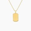 Histoire d'Or Collier Acier Dor&eacute; Lorant