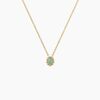 Histoire d'Or Collier Vintage Love Plaqu&eacute; Or Jaune Aventurine