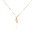 Histoire d'Or Collier Hanae Plaqu&eacute; Or Jaune
