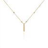 Histoire d'Or Collier Plaqu&eacute; Or Jaune Lettra