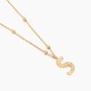 Histoire d'Or Collier Plaqu&eacute; Or Jaune Lettra