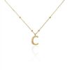 Histoire d'Or Collier Plaqu&eacute; Or Jaune Lettra