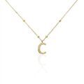 Histoire d'Or Collier Plaqu&eacute; Or Jaune Lettra