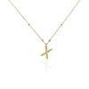 Histoire d'Or Collier Plaqu&eacute; Or Jaune Lettra