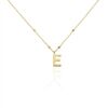 Histoire d'Or Collier Plaqu&eacute; Or Jaune Lettra
