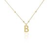 Histoire d'Or Collier Plaqu&eacute; Or Jaune Lettra