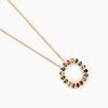 Histoire d'Or Collier Plaqu&eacute; Or Jaune Ethem Pierres Multicolores