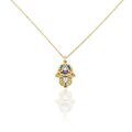 Histoire d'Or Collier Plaqu&eacute; Or Jaune Eumelia Oxydes De Zirconium