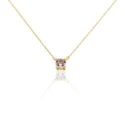 Histoire d'Or Collier Plaqu&eacute; Or Jaune Nilay Oxyde De Zirconium