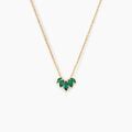 Histoire d'Or Collier Amazonia Plaqu&eacute; Or Jaune Oxyde De Zirconium
