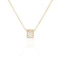 Histoire d'Or Collier Gia Plaqu&eacute; Or Jaune Oxyde De Zirconium