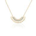 Histoire d'Or Collier Zoila Plaqu&eacute; Or Jaune Oxyde De Zirconium