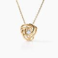 Histoire d'Or Collier Iwaki Plaqu&eacute; Or Jaune Oxyde De Zirconium