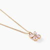 Histoire d'Or Collier Sendai Plaqu&eacute; Or Jaune Oxyde De Zirconium