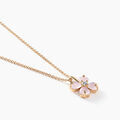 Histoire d'Or Collier Sendai Plaqu&eacute; Or Jaune Oxyde De Zirconium