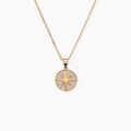 Histoire d'Or Collier Maria-carmen Plaqu&eacute; Or Jaune Oxyde De Zirconium