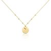 Histoire d'Or Collier Plaqu&eacute; Or Fulvian Oxyde De Zirconium