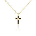 Histoire d'Or Collier Plaqu&eacute; Or Quadratu