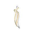 Histoire d'Or Broche Annaline Plaqu&eacute; Or Jaune Oxyde De Zirconium