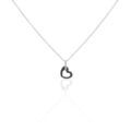 Histoire d'Or Collier Sumeyra Argent Blanc C&eacute;ramique Et Oxyde De Zirconium