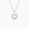 Laetizia Collier Anaiz Argent Blanc Oxyde De Zirconium
