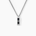 Jourdan Collier Messy Acier Blanc