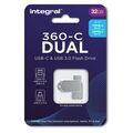 Clef USB / Disque dur externe sur Saint-Egr&egrave;ve : Cl&eacute; usb INTEGRAL INFD32GB360CDL3.0
