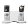 T&eacute;l&eacute;phones Fixes sur Saint-Egr&egrave;ve : Telephone sans fil GIGASET SIEMENS GIGA CL 660 DUO BLANC
