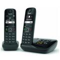 T&eacute;l&eacute;phones Fixes sur Saint-Egr&egrave;ve : T&eacute;l&eacute;phone sans fil GIGASET SIEMENS GIGA AS 690 A DUO NOIR