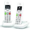 T&eacute;l&eacute;phones Fixes sur Saint-Egr&egrave;ve : Telephone sans fil GIGASET SIEMENS GIGA E 290 DUO BLANC