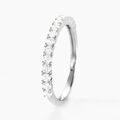 Histoire d'Or Alliance Julietta Or Blanc Oxyde De Zirconium