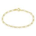 Bracelets sur Grenoble : Histoire d'Or Bracelet Esma Maille Alternee 1/3 Or Jaune